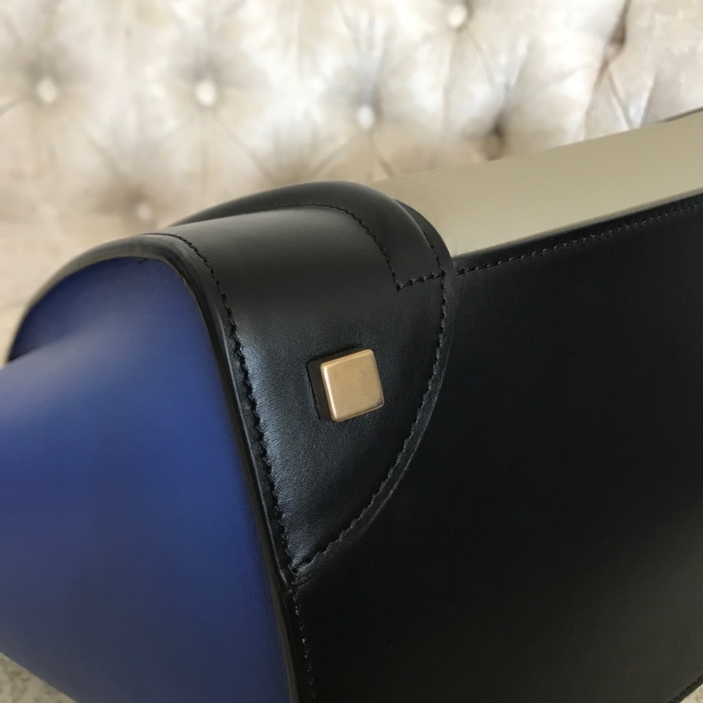 Céline - Mini Luggage Blue&Black - Picture 3 of 5